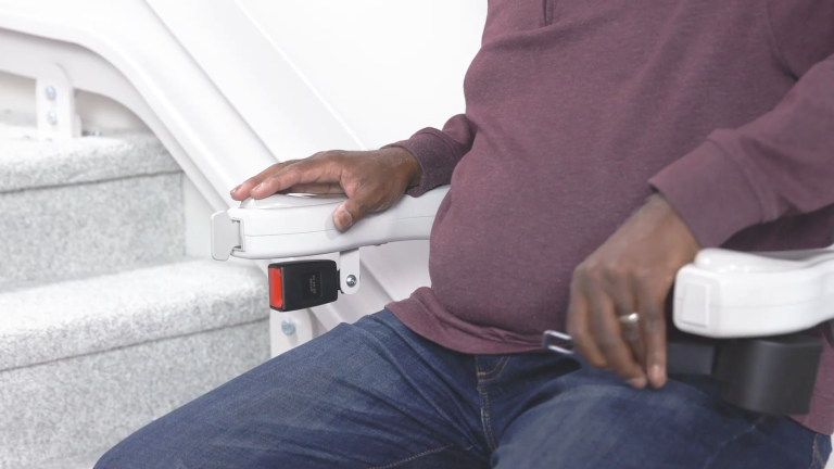 Bruno Elite curved stair lift