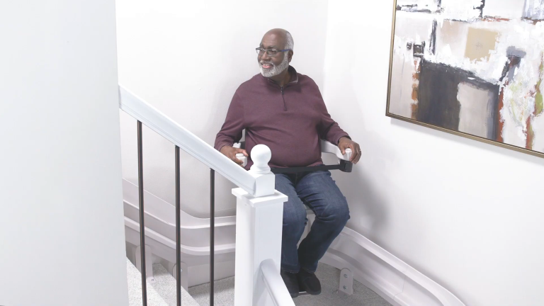 Bruno Elite curved stair lift