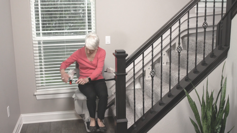 Bruno Elite curved stair lift