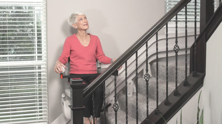 Bruno Elite curved stair lift