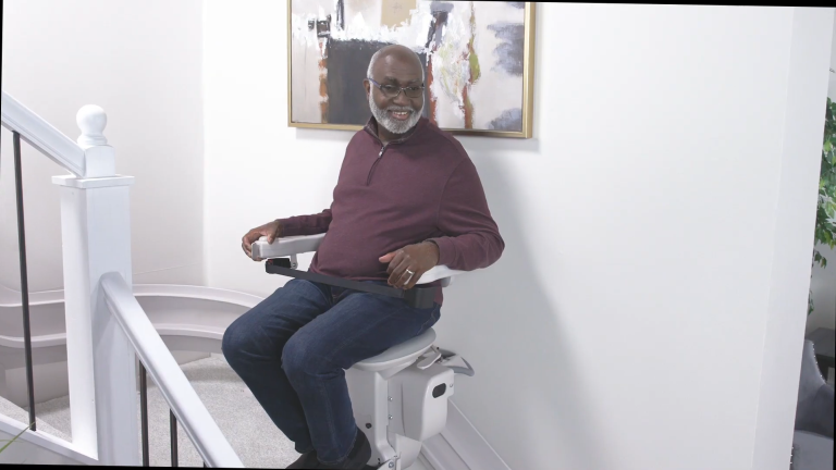 Bruno Elite curved stair lift