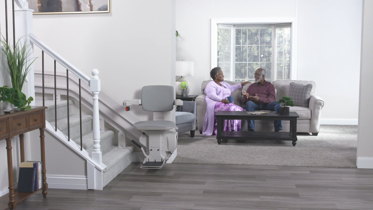Bruno Elite curved stair lift