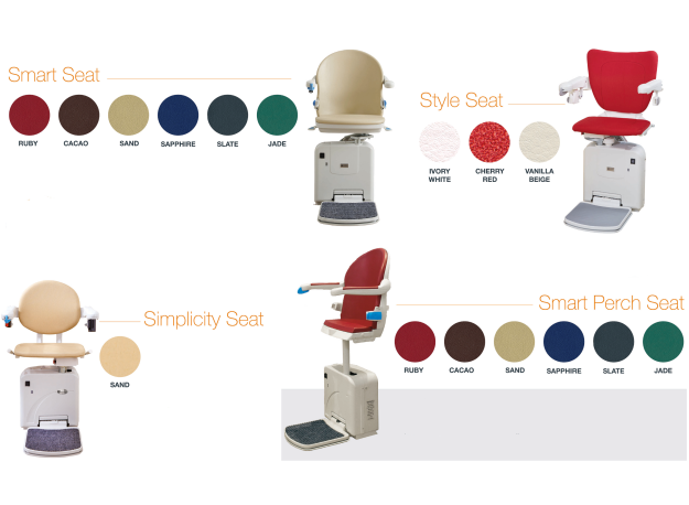 Handicare 4000 Outdoor Seat Colors/Styles