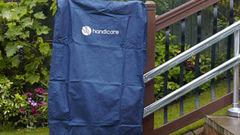 Handicare 4000 curved outdoor stair lift